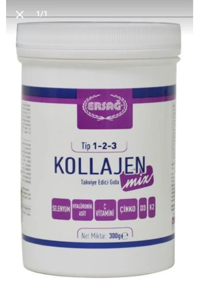Kollajen Mix (Tip 1-2-3) 300 Gr Orijinal Helal Organik ürün görseli