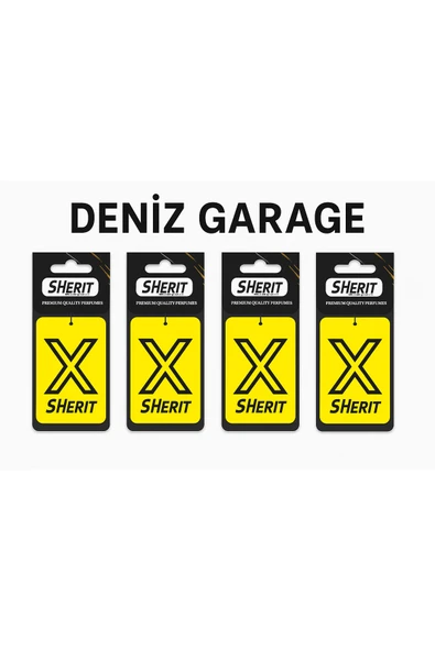 X Sarı Araba Kokusu Deluxe Kalite 4'lü
