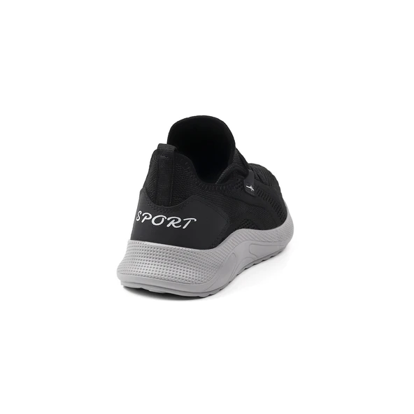 Erkek Siyah Beyaz Buz Sneaker Spor Ayakkabı Rahat Hafif Günlük - Resim 5