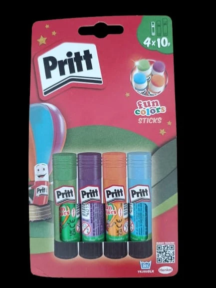 Pritt Fun Colors Sticks Yapıştırıcı 4X10 g