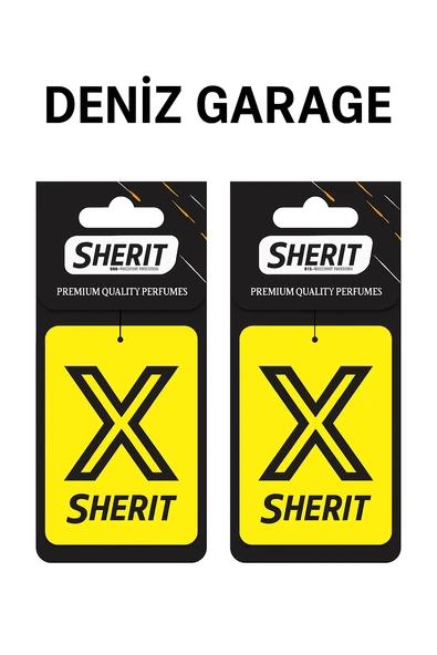 Sherit X Sarı Araba Kokusu Deluxe Kalite 2'li