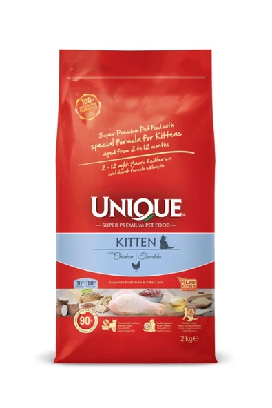Unique Yavru Kedi Maması Tavuklu 2 Kg - 1
