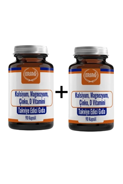 Kalsiyum Magnezyum Çinko D Vitamini X 2 Adet ürün görseli
