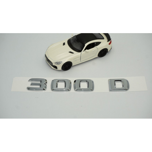 300 D Bagaj Krom ABS 3M 3D Yazı Logo - 2