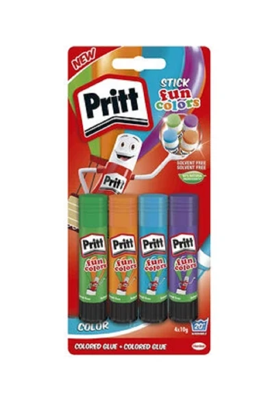 Pritt Fun Colors Sticks Yapıştırıcı 4X10 g - 2