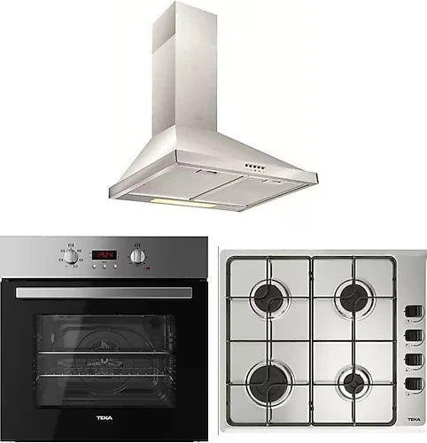TEKA CHEF 2 ANKASTRE 3 LÜ SET ( OCAK + FIRIN + DAVLUMBAZ ) - 1