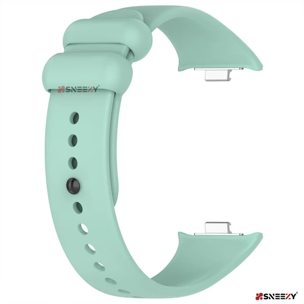 Xiaomi Mi Band 8 Pro Uyumlu Purelux Soft Yumuşak Silikon Kordon  Mint - Resim 5
