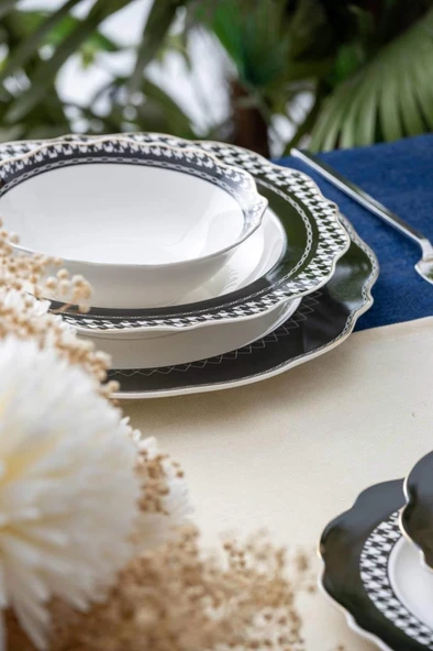 Acar Adena 24 Parça Porselen Yemek Takımı POR-07296 - 2