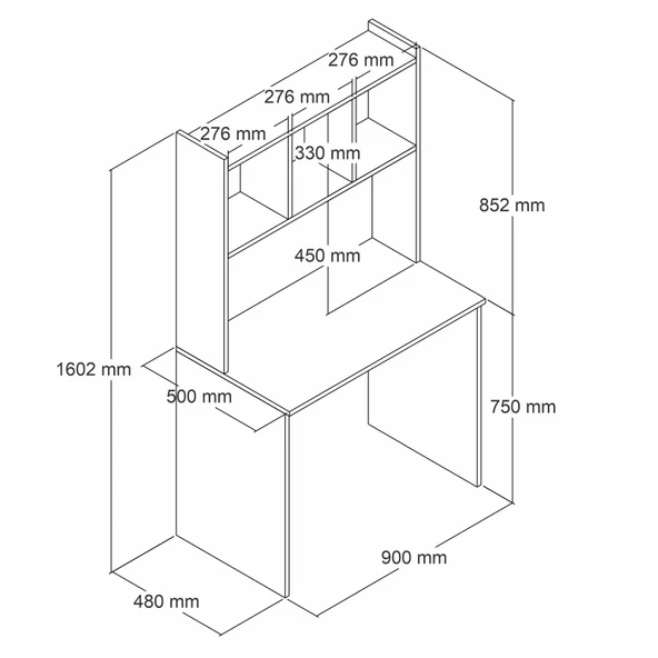 LOFT ÇALIŞMA MASASI - 4