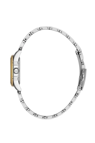 DK102-DK.1.13929-5 ALTIN KAPLAMA YEŞİL KADRAN KADIN KOL SAATİ - Resim 2