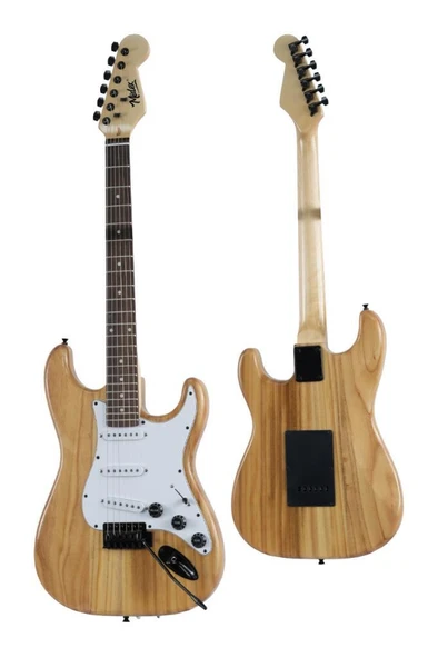 Midex RPH-320WD-30AMP Ahşap Renk Strat Kasa SSS 30W Amfili Elektro Gitar Seti - Resim 3