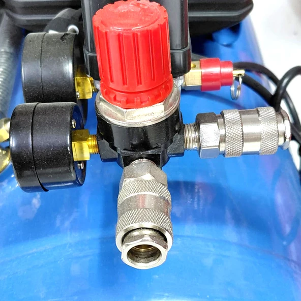 Factor ZB2550 Hava Kompresörü 2.5 Hp 50 Litre Tank 8 Bar Sanayi Tipi Güçlü Endüstriyel Kompresör - Resim 3