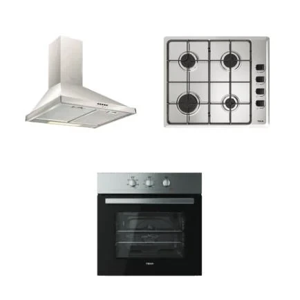 TEKA CHEF 1 ANKASTRE 3 LÜ SET ( OCAK + FIRIN + DAVLUMBAZ ) - 1