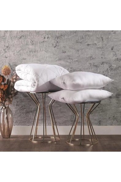 Schafer Home Microfiber Çift Kişilik Yorgan Yastık Seti 3 Parça Beyaz - 2