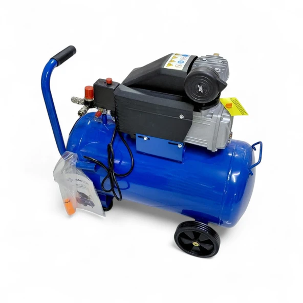 Factor ZB2550 Hava Kompresörü 2.5 Hp 50 Litre Tank 8 Bar Sanayi Tipi Güçlü Endüstriyel Kompresör - Resim 8