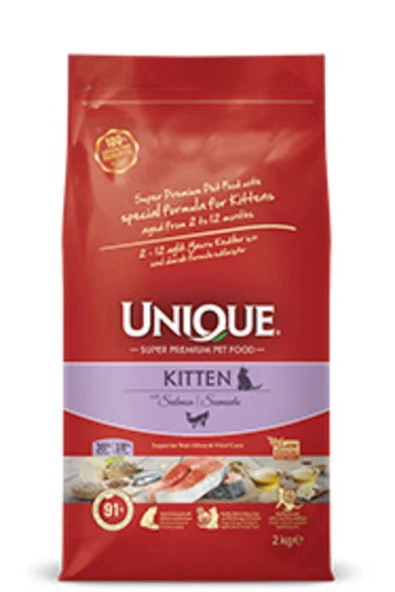 Unique Kitten Cat With Salmon 2 Kg Somonlu Yavru Kedi Maması - 1
