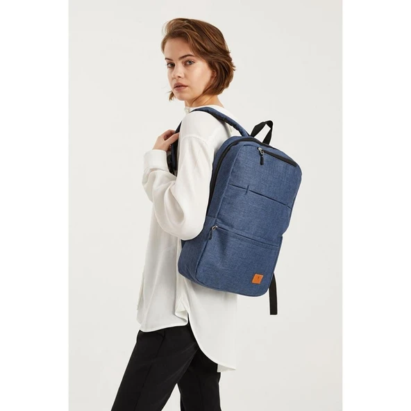 Aqua Di Polo Laptop Spor Çantası - Mavi - Resim 4