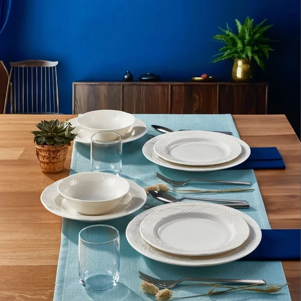 Güral Porselen Safir 82 Parça Yemek Takımı - 3