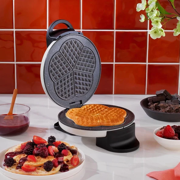 Schafer Waffle Express Waffle Makinesi Krem ürün görseli