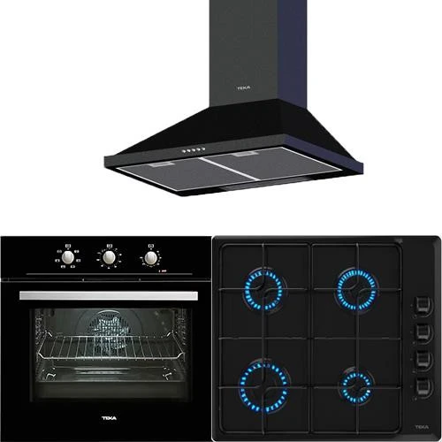 TEKA CHEF 3 ANKASTRE 3 LÜ SET ( OCAK + FIRIN + DAVLUMBAZ ) - 1