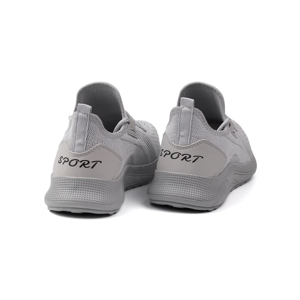 Erkek Buz Siyah Sneaker Spor Ayakkabı Rahat Hafif Günlük - Resim 4