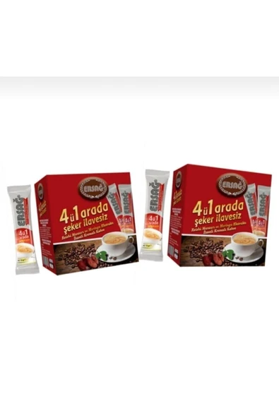 Ersağ 4 ü 1 arada Kahve (Tek İçimlik) X2 Adet - 1