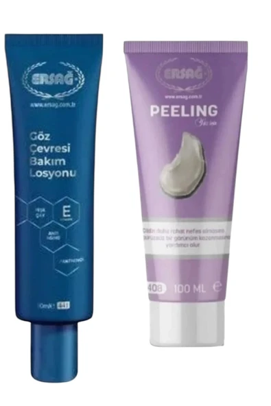 Ersağ Göz Çevresi Bakım Losyonu 50 ml + Peelıng 100 ml - 1