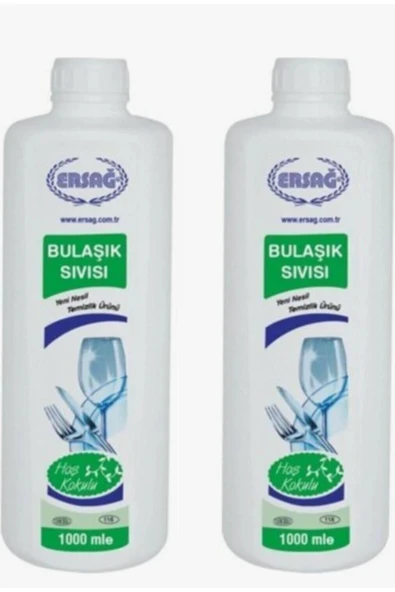 Ersağ Bulaşık Sıvısı Hoş Kokulu x 2adet 1000 ml - 1