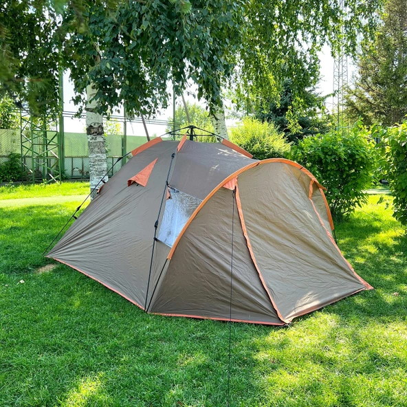 Iglo 4 Kişilik Çadır Argeus - Bagajlı Çift Tenteli -  Otomatik Kurulum - ARG-204 - 4 Mevsim - 3