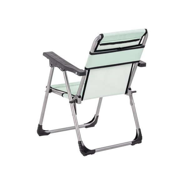 Katlanır Çocuk Kamp Sandalyesi - Argeus Rock Junior - Su Yeşili (J-01) - Resim 2