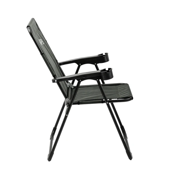 Katlanabilir Kamp Sandalyesi - Rest - Bardaklıklı - Argeus - Haki - 5