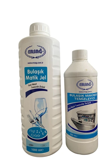 Ersağ Ersağ Bulaşık Matik Jel +Bulaşık Makinesi Temizleyici - 1