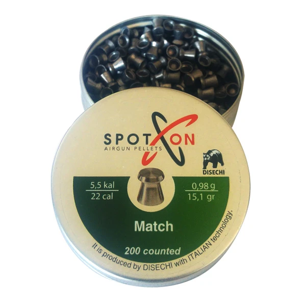 Spoton Match Havalı Saçma 5.5 mm (200'lü) ürün görseli