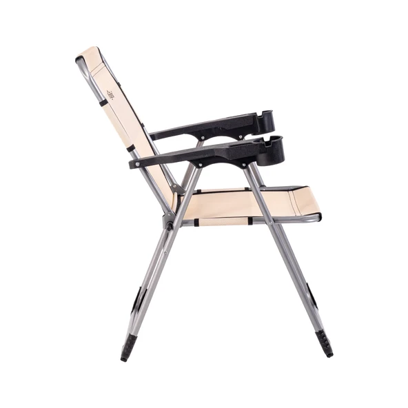 Katlanabilir Piknik ve Kamp Sandalyesi - Bardaklıklı - Rock -Kapadokya (A-18-R7)- 140KG Taşıma - 3