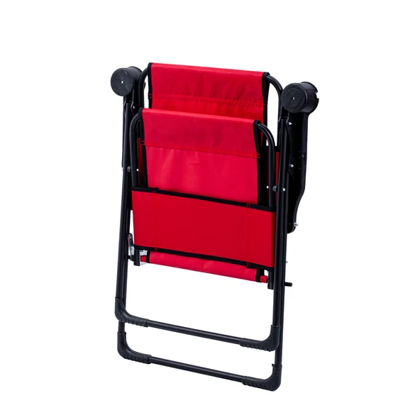 Katlanabilir Kamp Sandalyesi - Rest - Bardaklıklı - Argeus - Kırmızı - 4