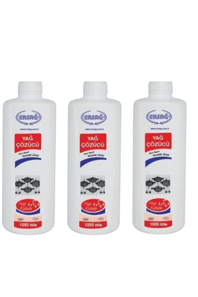 Ersağ Yağ Çözücü 1000 ml x3 Adet (Bitkisel ürün) - 1