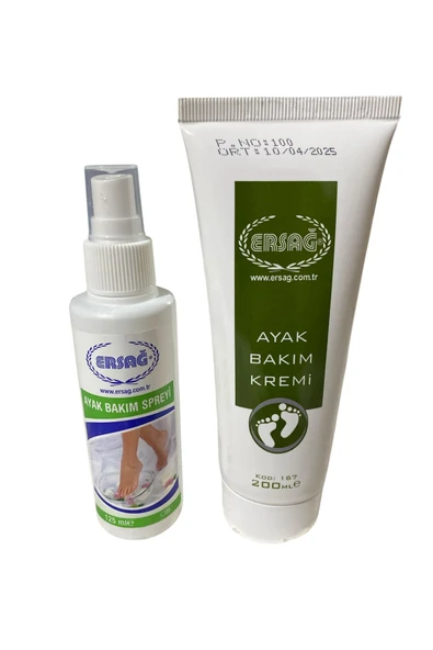 Ersağ Ersağ Ayak Bakım 200ML + Ayak Bakım Spreyi (Özel Set) - 1