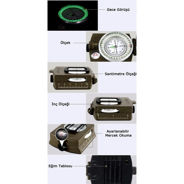 Argeus HS-C4580 Profesyonel Pusula - Resim 4