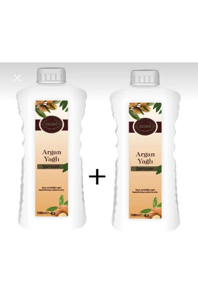 Ersağ Argan yağlı Şampuan 1000 ml x 2 Adet - 1