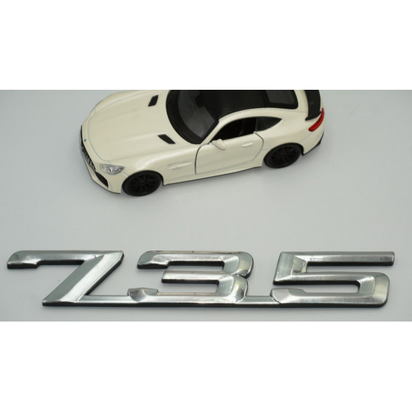 Bmw 735 Bagaj Krom ABS 3M 3D Yazı Logo Orjinal Ürün - 4