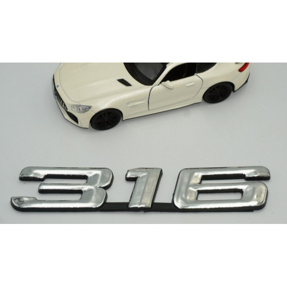 Bmw 316 Bagaj Krom ABS 3M 3D Yazı Logo Orjinal Ürün - 4