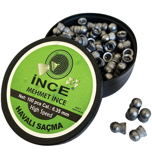 İnce Mehmet 6.35 mm Havalı Saçması (100lü) ürün görseli