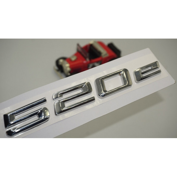 Bmw 520e Bagaj Krom Metal 3M 3D Yazı Logo
