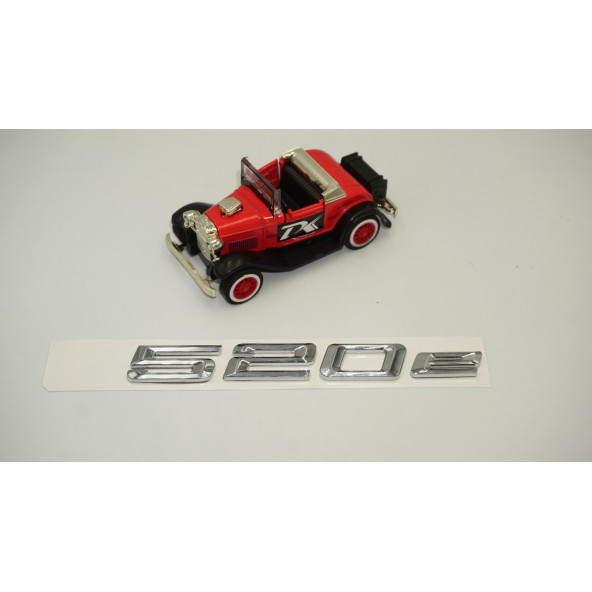 Bmw 520e Bagaj Krom Metal 3M 3D Yazı Logo - 2
