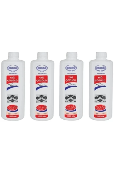 Ersağ Yağ Çözücü 1000 ml x 4 Adet (Bitkisel ürün) - 1