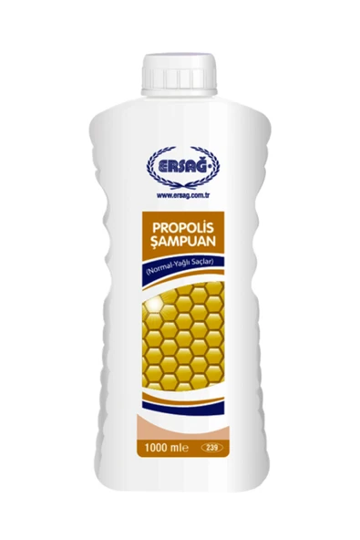 Ersağ Propolisli Şampuan (normal Ve Yağlı Saçlar ) 1000 ml - 1