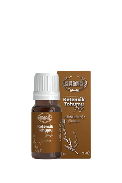 Ersağ KETENCİK TOHUMU YAĞI 30 ML.(LÜTFEN KULLANIM ŞEKLİNİ OKUYUNUZ)Resmi Distribütör Ürünü - 1