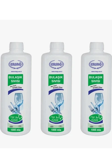 Ersağ Bulaşık Sıvısı Hoş Kokulu x 3 Adet 1000 ml - 1