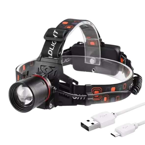 Şarj Edilebilir Kafa Lambası - Wison - 1400 Lümen - 15 Watt - 2