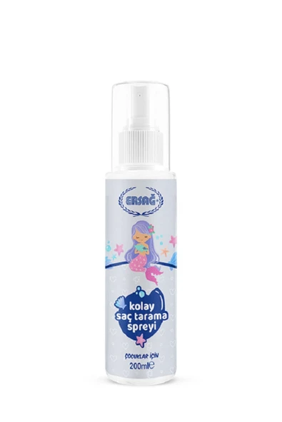 Ersağ Kolay Saç Tarama Spreyi 200ml Çocuklar Için - 1